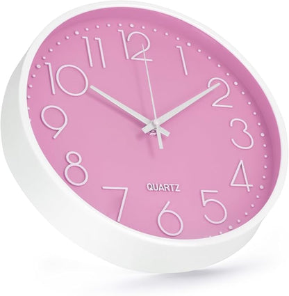 Wall Clock Non-Ticking Silent Modern Simple Style Round Decor Clock - Image 2