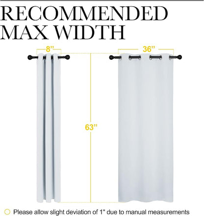 NICETOWN Window Treatment Thermal Insulated Grommet Room Darkening Curtains - Image 3