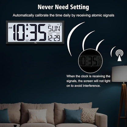 WallarGe 14.5'' Atomic Clock - Image 2