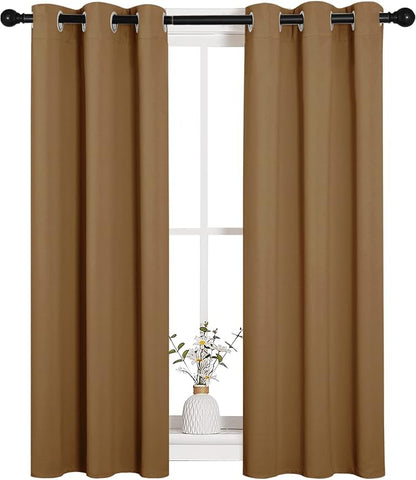 NICETOWN Sleek Blackout Curtains 45 inches Length - Image 2