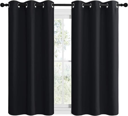 NICETOWN Blackout Draperies Window Curtain Panels, Autumn/Winter Thermal - Image 2