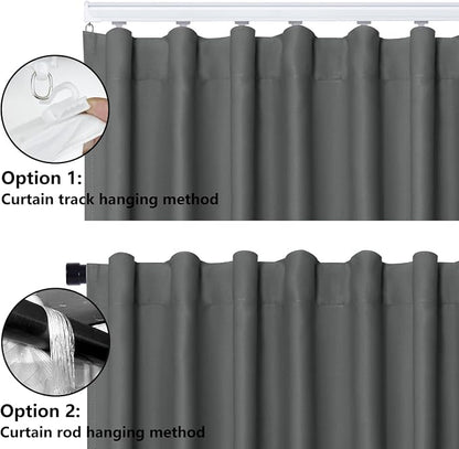 Room Divider Blackout Curtain Total Privacy Thermal Insulated Curtains - Image 5