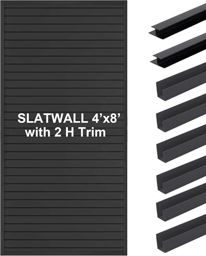 Slatwall Panels 4'x8' Garage Wall Organizer by FRAYSCENT