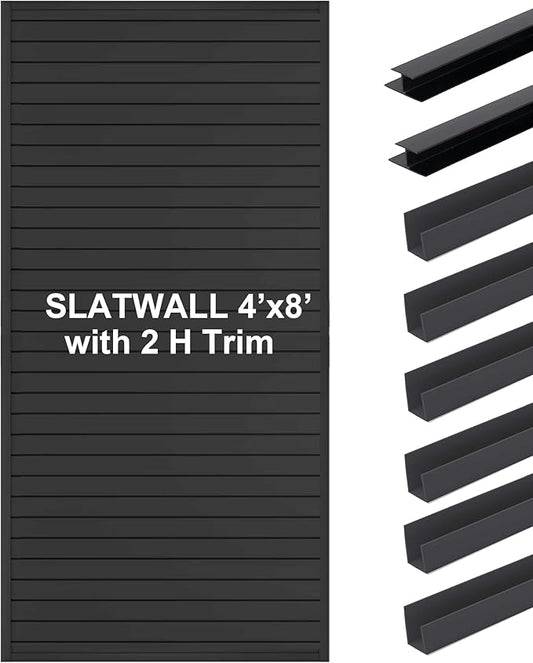 Slatwall Panels 4'x8' Garage Wall Organizer by FRAYSCENT