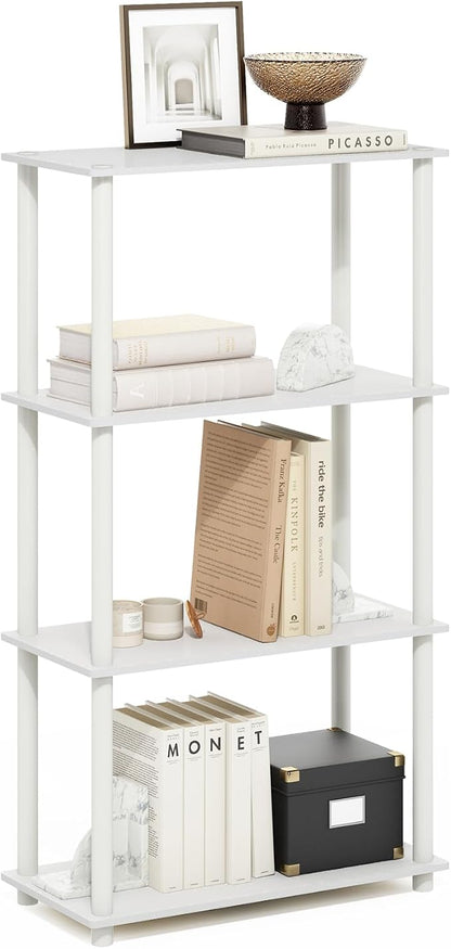 Furinno Turn-N-Tube Storage Shelves Set of 2, 3-Tier Book Shelf, Corner Shelf - Image 4