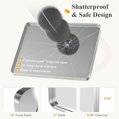 NEWBULIG 22X30 Inch Bathroom Mirror - Image 4