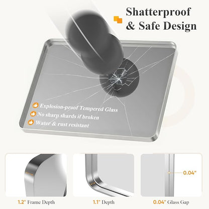 NEWBULIG 24X30 Inch Bathroom Mirror - Image 4