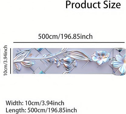 HOMETITUTE Wallpaper Border 4x196 Inch Peel and Stick PVC Wall Border Wallpaper - Image 4
