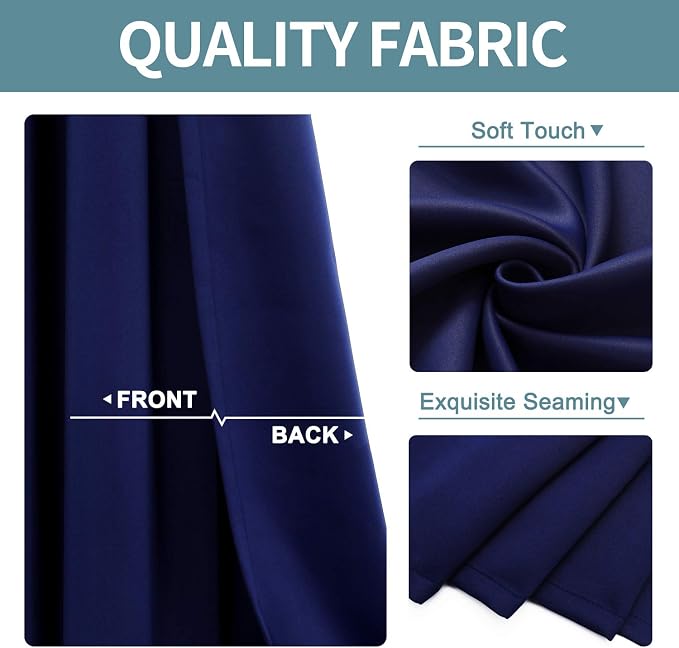 ChrisDowa Blackout Curtains 108 Inches Long - Image 3