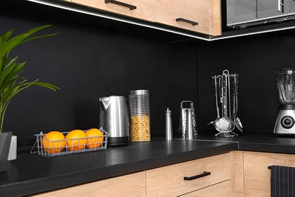 197"x17.7" Black Wallpaper Peel and Stick Decorative Self-Adhesive Black - Image 5