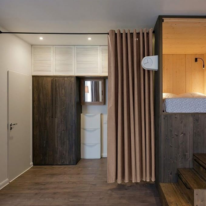 NICETOWN Wall Dividers for Rooms, Room Divider Curtain Screen Partition - Image 5