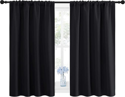 NICETOWN Black Out Short Curtain Panels - Image 2