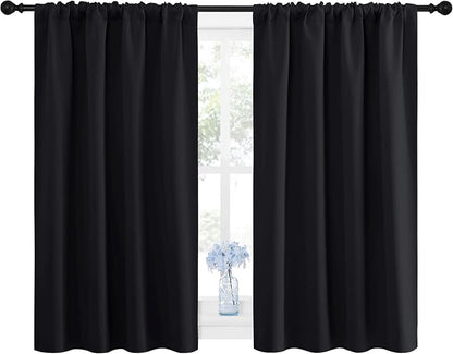 NICETOWN Black Out Short Curtain Panels - Image 2