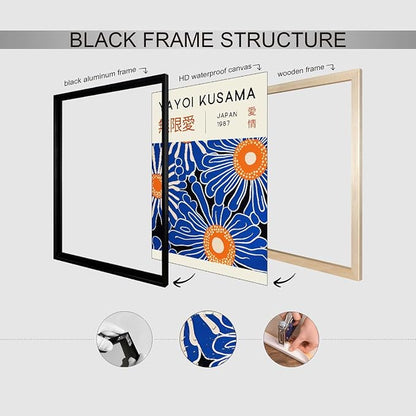 Yayoi Kusama Print Vintage Japanese Wall Art Abstract Yayoi Kusama Poster - Image 3
