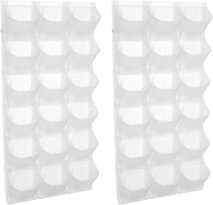 Vertical Wall Planter with 36 Pots, Hanging Garden Plant Flowerpot Holder by Eapmic