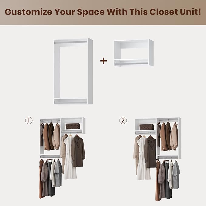 ROOMTEC Modular Closet System, Wooden Tower - Image 7