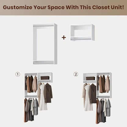 ROOMTEC Modular Closet System, Wooden Tower - Image 9