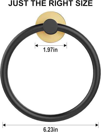 SetSail Towel Holder for Bathroom Wall Stainless Steel Hand Towel Ring Heavy - Image 5