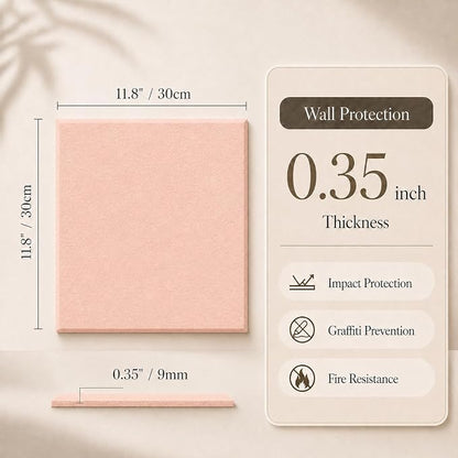 Large Cork Boards for Walls – 48" x 36" Self Adhesive Felt Wall Tiles - Image 2