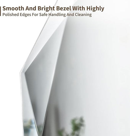 Suidia Bathroom Mirror, Frameless Bathroom Mirror - Image 9