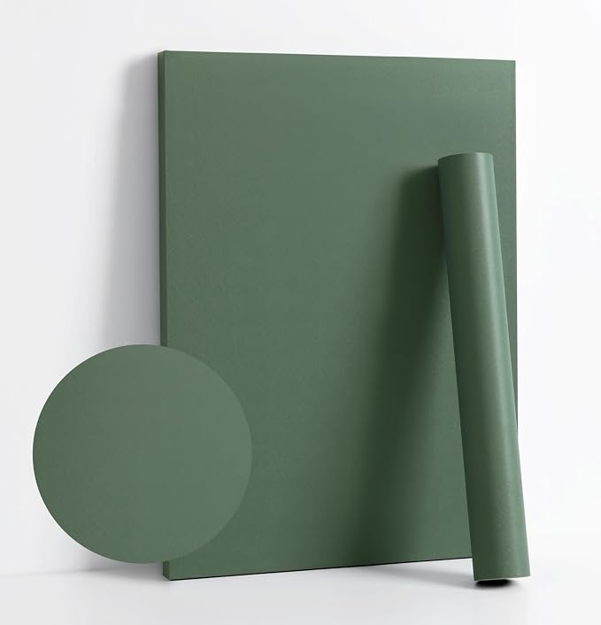 Dimoon 118''x17.7'' Green Peel and Stick Wallpaper Contact Paper Modern Self by DIYYOURMOON