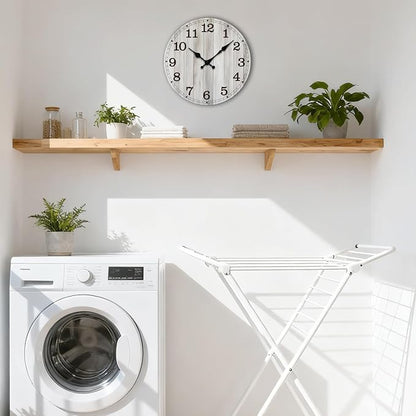 Wall Clock, Modern Wall Clocks Battery Operated, Silent Non Ticking Clock - Image 8