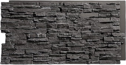 EverStone Canyon Ridge Faux Stone Panel, 45 3/4"W x 24 1/2"H x 1 1/4"D by EkenaMillwork