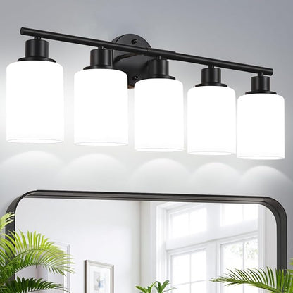 5-Light Bathroom Light Fixtures, Bathroom Wall Lamp, by Zarbitta
