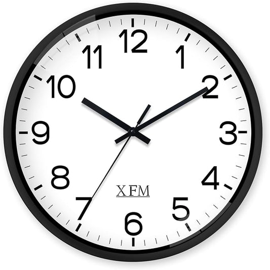 XFM Wall Clock 8 Inch Modern Small Wall Clocks Battery Operated Silent by XFMWallClock