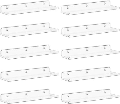 Lifewit Floating Shelves for Bathroom, Acrylic Wall Organizer for Perfume by Lifewit