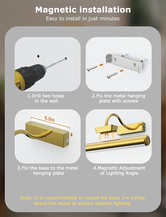 16in Wireless Picture Light - Image 5