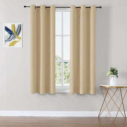 ChrisDowa Blackout Curtains 63 inches Long by ChrisDowa