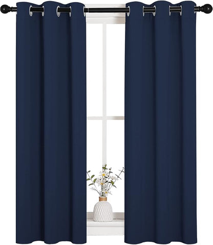 NICETOWN Blackout Draperies Curtains, 1 Pair, 29 x 40 Inch, All Season Thermal - Image 2