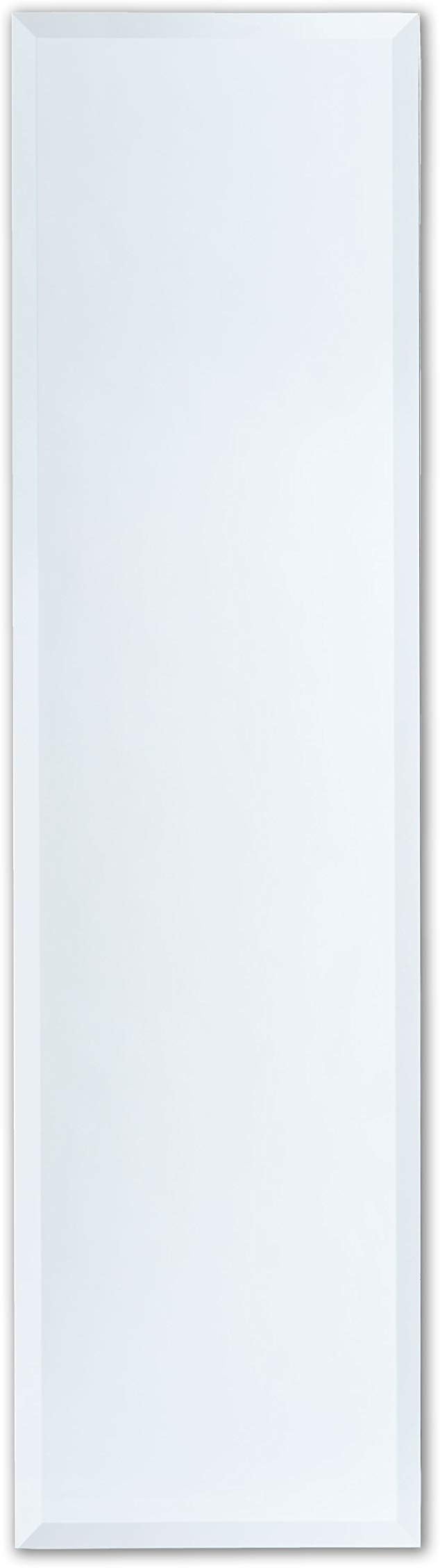 Better Bevel 16" x 60" Frameless Full-Length Rectangle Mirror | 1" Beveled Edge by Better+Bevel
