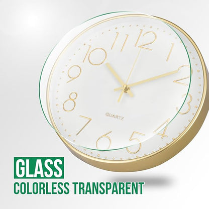 Wall Clock Non-Ticking Silent Modern Simple Style Round Decor Clock - Image 5