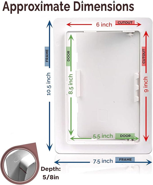 Morvat Access Panel 6x9 Inch for Drywall & Ceiling - Image 2