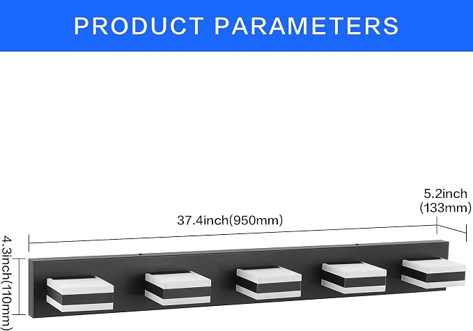 SOLFART Dimmable LED Vanity Lights - Image 6