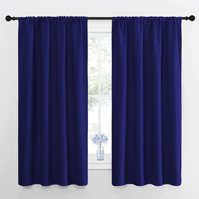 NICETOWN Kitchen Curtains, Short Blackout Drapes, Thermal Insulated Blackout by NICETOWN
