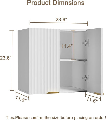 ChooChoo Bathroom Wall Cabinet, Kitchen Storage Cupboard Cabinet - Image 3