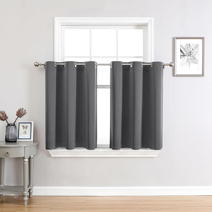 ChrisDowa Small Window Curtains 24 inches Long by ChrisDowa
