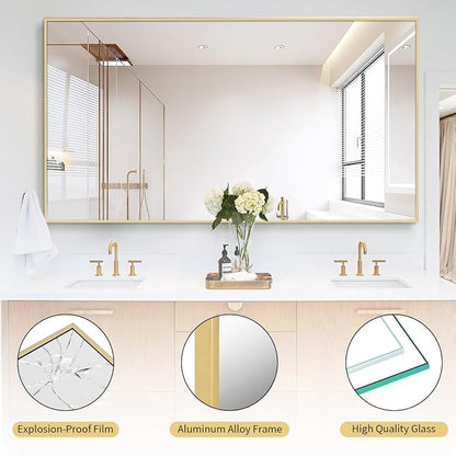 Koonmi 78"x35" Floor Mirror Full Length, Bedroom Floor Body Mirror - Image 5