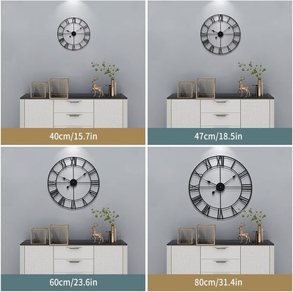 LEIKE 16" Large Wall Clocks Battery Operated, Round Modern Silent Non-Ticking - Image 7