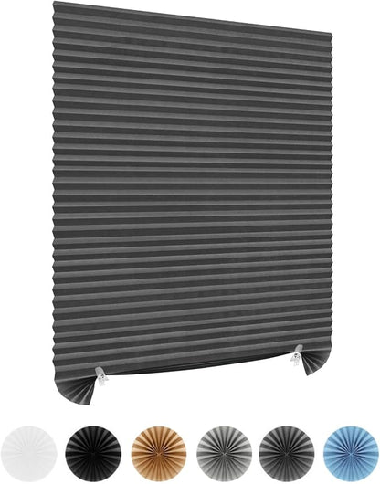 Window Blinds Cordless Blackout No Drill Cut to Size Clip On Stick On Self by Maritown