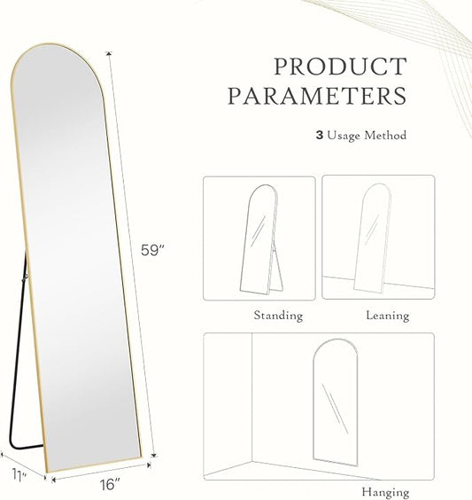 Mirror Full Length, Upgraded Body Wall Mirrors - Image 2
