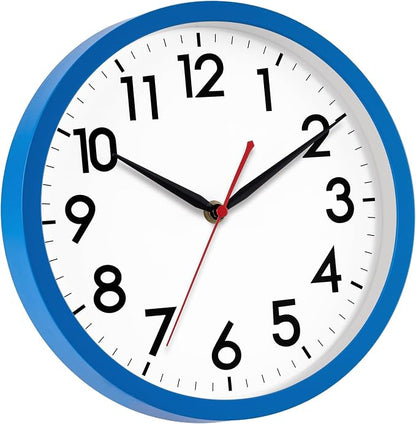 AKCISOT Wall Clock 10 Inch Silent Non-Ticking Modern Clocks Battery Operated - Image 7