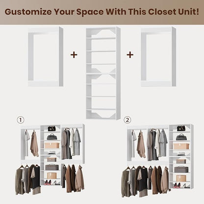 ROOMTEC Modular Closet System, Wooden Tower - Image 6
