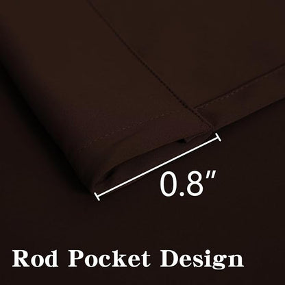 IGEMAEVE Blackout Curtains 90 Inch Length 2 Panels Set, Rod Pocket Energy - Image 3