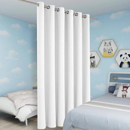 BONZER Room Divider Curtain Screen Partitions Light Reducing Wide Blackout - Image 5