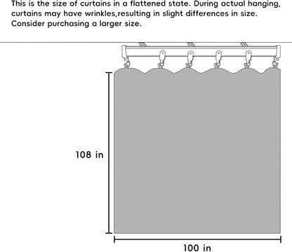 hoeflife Room Divider Curtains Blackout Floor to Ceiling Curtain - Image 7
