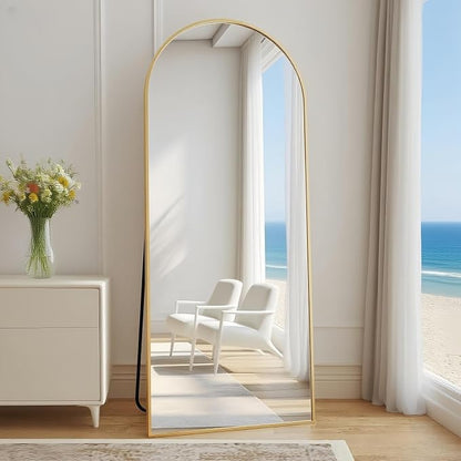 Rowjut Floor Mirror Arched Full Length Mirrors, Mirror Full Length Standing - Image 2